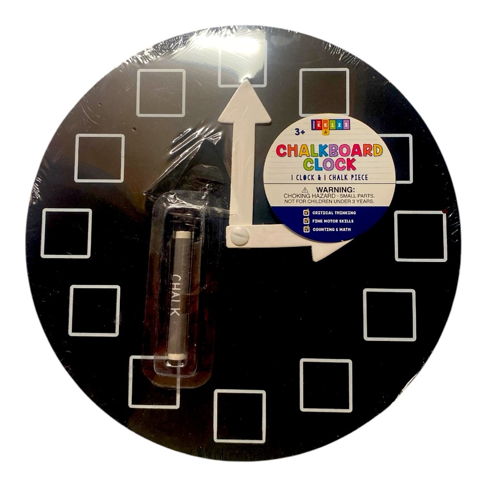 Chalkboard Clock Learning
